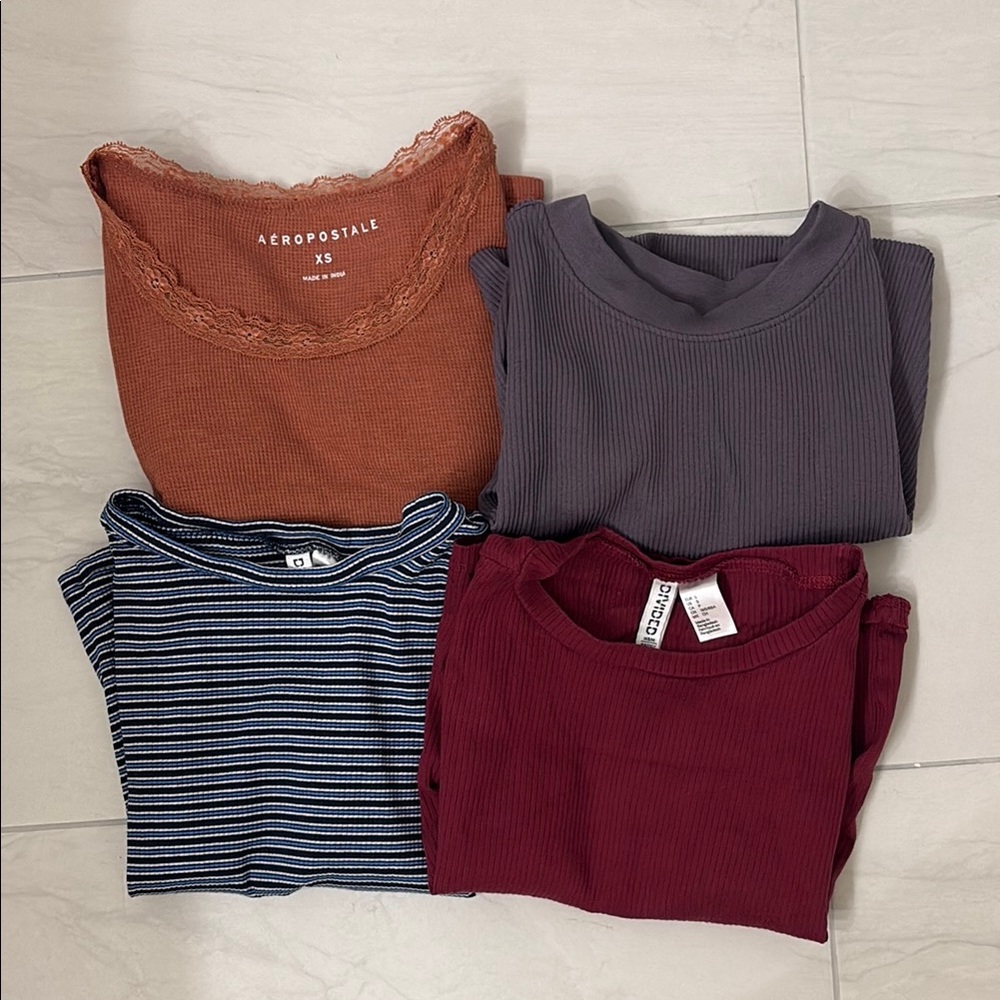 Cropped Baby Tee Set